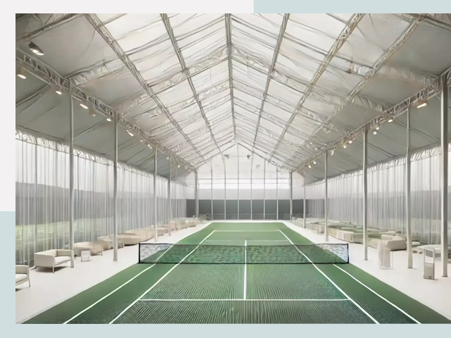 Строительство теннисных кортов в Нижневартовске