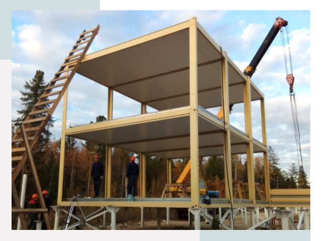 Строительство модульных здания Нижневартовск