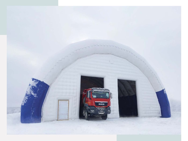 Мобильные ангары в Нижневартовске