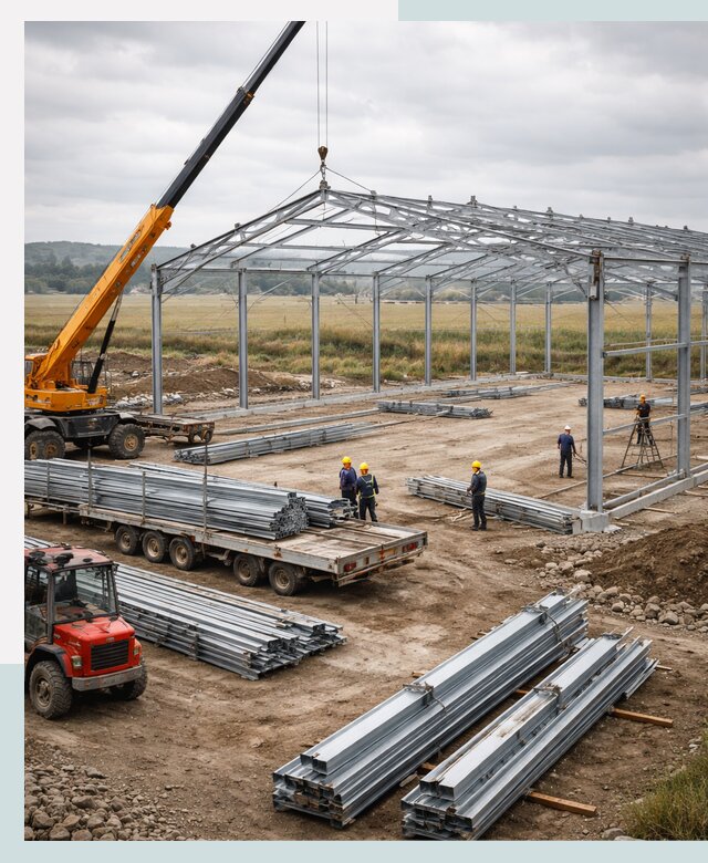 Строительство ангаров для сельхозтехники в Нижневартовске под ключ