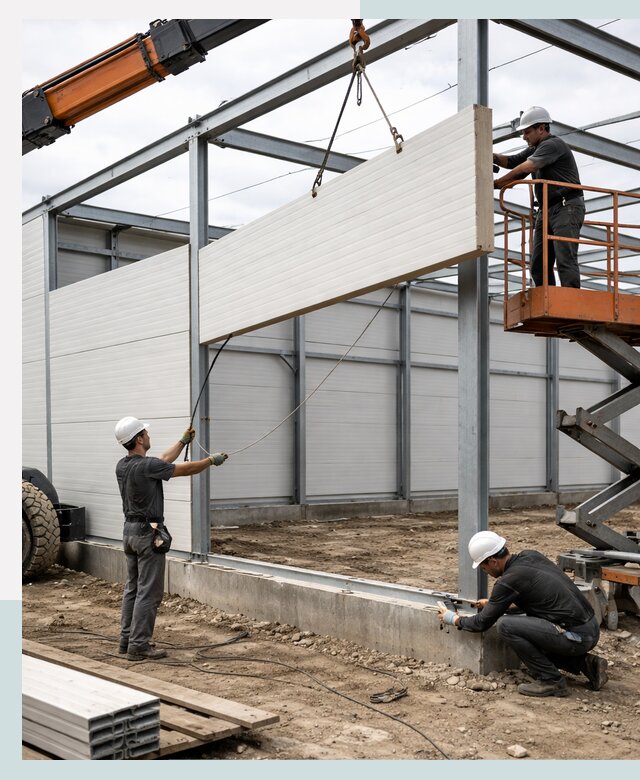 Строительство складов из сэндвич панелей в Нижневартовске под ключ