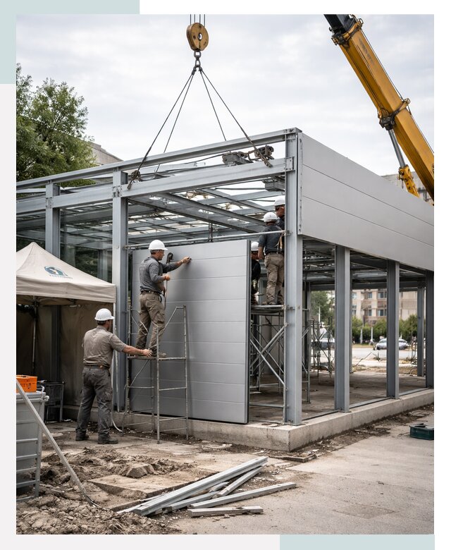 СтальСтрой-Нжт: торговый павильон под ключ в Нижневартовске от 36260 р.