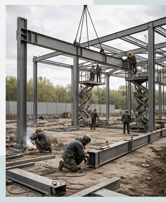 Строительство выставочных павильонов из металлоконструкций в Нижневартовске