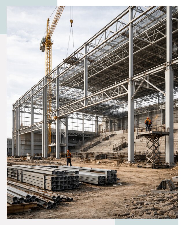 Строительство спортивных комплексов в Нижневартовске от 31080 р. | СтальСтрой-Нжт